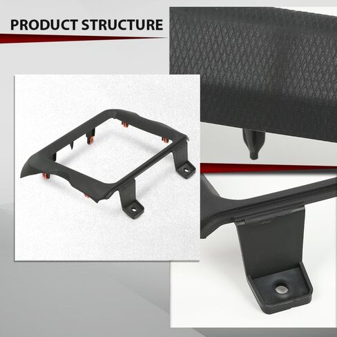 CROSSDESIGN 8.4" Touchscreen Radio Bezel Surround Compatible with 2018-2024 Jeep Wrangler JL Body Style Only in Saudi Arabia