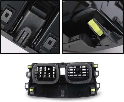 G-PLUS Dash Center A/C Air Vent Upper Bezel Trim, Compatible with Toyota Corolla 2008-2013 Replace Dashboard AC Air Vent Panel Trim Outlet 55670-02160 55663-02060 55435-02220 55436-02180 in Saudi Arabia