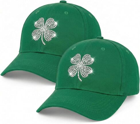 Tarpop 2 Pieces American Flag Bling Baseball Cap Adjustable USA Flag Hip Hop Hat Rhinestone Cowboy Hat Patriotic American Hats for Women Men 4 of July Hat White, Navy Blue in Kuwait