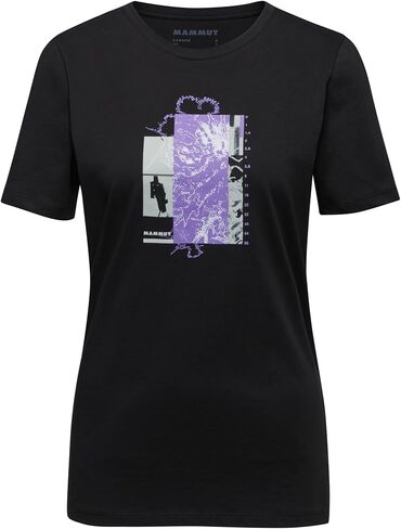 Mammut Core T-Shirt Alpine Flower Black Women's in Saudi Arabia