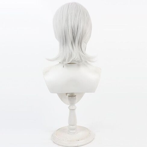 Cosplay Wig Hero X Hair White Slicked-back Hairs Costume Accessory Adult Unisex Party Halloween Christmas in Saudi Arabia