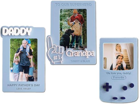 Personalized Photo Magnet or Car Visor Clip – Custom Picture Holder for Fridge, Locker, or Car, Add Your Own Photo, Unique Gift Idea (Caramel Tan) in Saudi Arabia