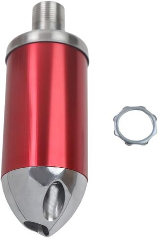 ماسورة العادم ذات خيط أنثى مع كاتم للصوت لمحرك بريداتور 196cc 212cc لمحرك GX160 GX200 لأجزاء أداء الدراجة الصغيرة Coleman Bt200x Go Kart باللون الأحمر in Saudi Arabia