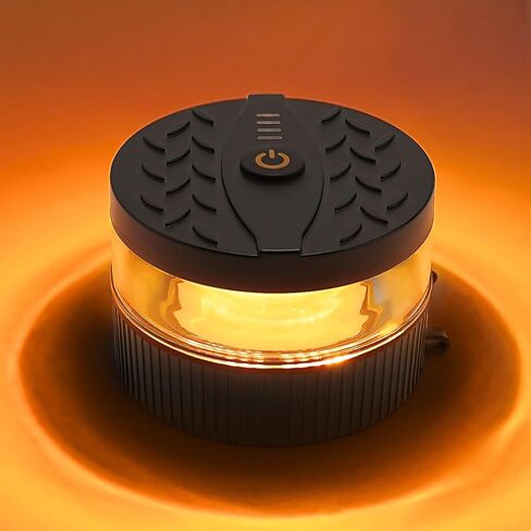 Battery Operated Amber Beacon Strobe Light w/Magnetic Base, Portable USB-C Rechargeable Mini Roof Top LED Warning Emergency Flashing Lights for Trucks, Vehicles, Car, Tractor 1-Pcs in Saudi Arabia