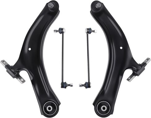 maXpeedingrods 8Pcs Front Suspension Kit for Nissan Rogue 2008-2013, Rogue Select 2014-2015, 2 Lower Control Arms with Ball Joint, 2 Sway Bar End Link, 4 Outer & Inner Tie Rods in Saudi Arabia