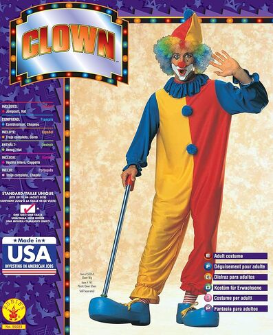 Rubie's Men's Classic Clown Costume in Saudi Arabia