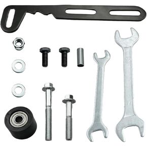 Universal Mini Bike Chain Tensioner Adjuster Bracket Fit for Predator 212cc 79cc 224cc 196cc GX160 GX200 Engine Coleman CT200U CT200U-EX BT200X Baja DB30 Minibike Parts Black Roller in Kuwait