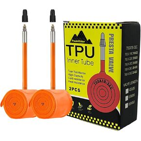 أنابيب داخلية من مادة TPU 700C 18–32C، أنابيب دراجة خفيفة للغاية مع صمام بريستا (45/65/85 مم) - عبوتان لدراجات الطريق in Kuwait