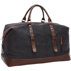 Hand Luggage Bag Retro Canvas Outdoor Travel(D) in Kuwait