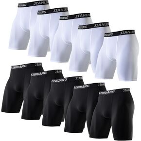 5-Pack Men's Boxer Briefs, Random Colors, Breathable Stretch Athletic Underwear with Elastic Waistband, Soft Comfortable Fit in Kuwait