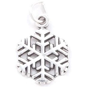 SNOWFLAKE الصلبة 925 فضة عيد الميلاد SNOW FLAKE قلادة سوار سحر in Saudi Arabia