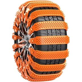 Snow Tire Chains for Volvo S90/V90 2016-2020 2021 2022 2023 2024 2025, Reusable Emergency Tire Chains for Winter Use, Adjustable Tire Chain for Snow, Sand and Emergency Situations,B Black in Kuwait