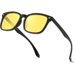 نظارات القيادة الليلية Myiaur للنساء والرجال، عدسات صفراء مستقطبة مضادة للوهج نظارات للرؤية الليلية للقيادة الليلية in Kuwait