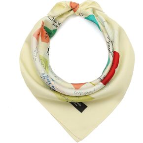 Kate Spade Womens Self Love Club Silk Bandana, Stylish & Lightweight Fashion Accessory in Kuwait