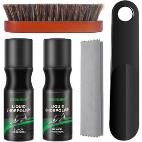 Black Leather Dye Liquid Shoes Polish Kit 100Ml instant Boot Repairs Scuffs, Scratches & Fading – Permanent Leather Restore Leather Quick Drying No Buffing Needed in Saudi Arabia