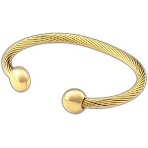 QRAY Q Ray ديلوكس Goldtone سوار Q-Ray Q.Ray in Kuwait