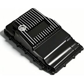 328053110 Heavy-Duty Cast Aluminum Deep 10R80 Transmission Pan (Brushed) Fit for Ford F150 Expedition Mustang Explorer Ranger Bronco 2017-2025 Fit for Lincoln Navigator 2018-2025 Replaces# 328053120 in Kuwait