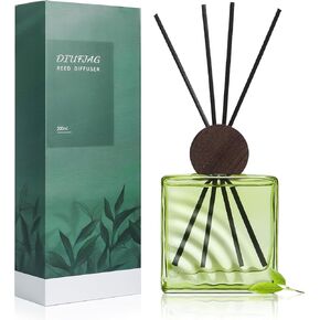 6.76 oz White Tea Scent Diffusers with 8 Fiber Sticks,200ml Reed Diffuser for Bathroom Room Air Freshener, Last up for 40 Days in Kuwait