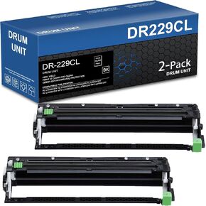 DR-229CL Drum Unit 2-Pack Replacement for Brother DR-229CL DR229 CL Drum Unit to Use with HL-L3280CDW HL-L3295CDW MFC-L3765CDW MFC-L3780CDW Printer (Only Drum) in Saudi Arabia