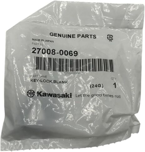 حزمة واحدة متوافقة مع Kawasaki Key Blank Ninja 650 1000 ZX6R ZX10R ZX14R Z1000 27008-0069 تحتوي على مفتاح واحد فارغ Ninja 650 1000 ZX6R ZX10R ZX14R Z1000 وقمع in Kuwait