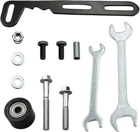 Universal Mini Bike Chain Tensioner Adjuster Bracket Fit for Predator 212cc 79cc 224cc 196cc GX160 GX200 Engine Coleman CT200U CT200U-EX BT200X Baja DB30 Minibike Parts Black Roller in Kuwait