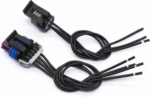 حزمة من 2 PTA1077، S-551، S551، 1P1026 صمام التحكم في الهواء الخامل Iac مستشعر موضع الخانق TPS موصل مناسب لشيفي، مناسب لـ Gmc 99-02 Silverado، Suburban، Tahoe، Sierra، Yukon in Kuwait