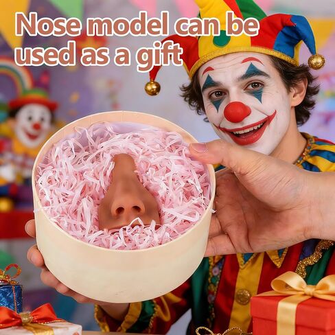 Silicone Prosthetic Nose Soft Silicone Fake Nose Jewelry Display Nose Silicone Nose Human Model Silicone Body Parts Ear Jewelry Nose Body Part Accessories Perforation 3d in Saudi Arabia