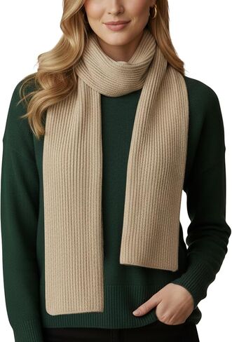 Winter Sarf for Womens, Solid Warm Scarves for Womens Lightweight, Long Shawls Wraps Pure Color for Cold in Saudi Arabia