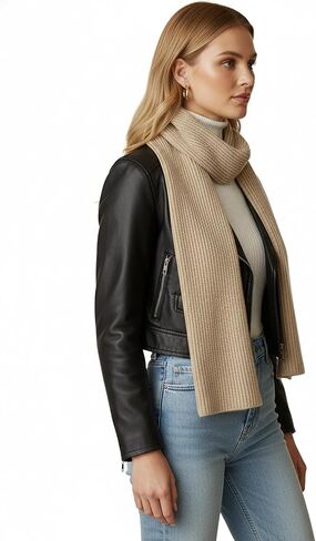 Winter Sarf for Womens, Solid Warm Scarves for Womens Lightweight, Long Shawls Wraps Pure Color for Cold in Saudi Arabia