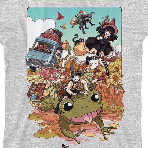 Bioworld Hooky Characters Crew Neck Short Sleeve Athletic Heather Youth Girls' T-Shirt-Medium in Saudi Arabia