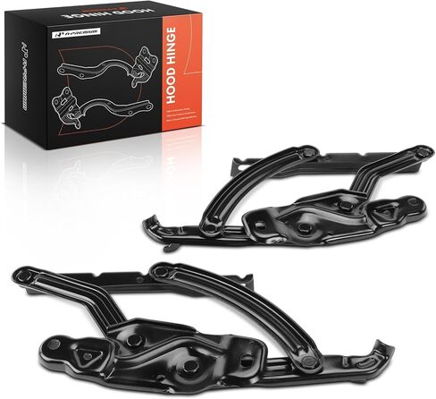 A-Premium Front Hood Hinges Compatible with Chevrolet Malibu/Chevelle/El Camino 1964, Impala/Bel Air Biscayne 1963-1964, Chevy II 1963-1965 & Pontiac GTO & Oldsmobile 442, Cutlass, F85, 2-PC Set in Saudi Arabia