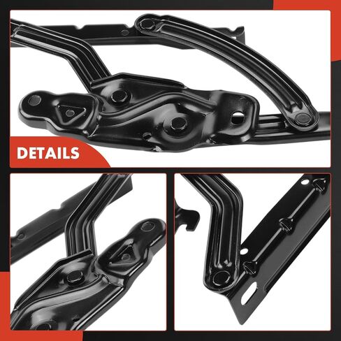 A-Premium Front Hood Hinges Compatible with Chevrolet Malibu/Chevelle/El Camino 1964, Impala/Bel Air Biscayne 1963-1964, Chevy II 1963-1965 & Pontiac GTO & Oldsmobile 442, Cutlass, F85, 2-PC Set in Saudi Arabia