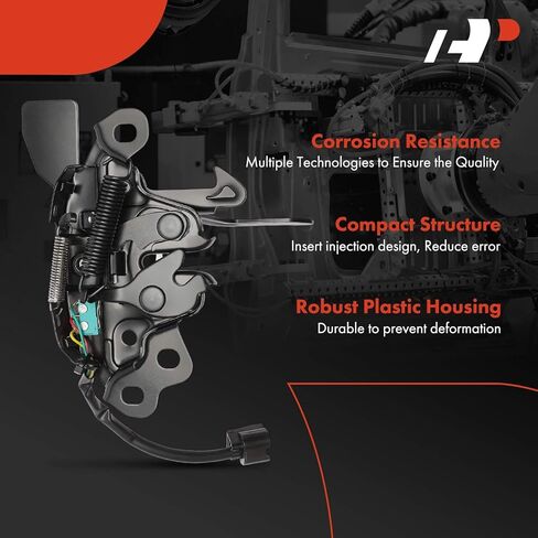 A-Premium Front Hood Latch Lock Assembly Compatible with Nissan Vehicles - TITAN 2017-2021, TITAN XD 2019-2022, Front Hood Lock in Saudi Arabia