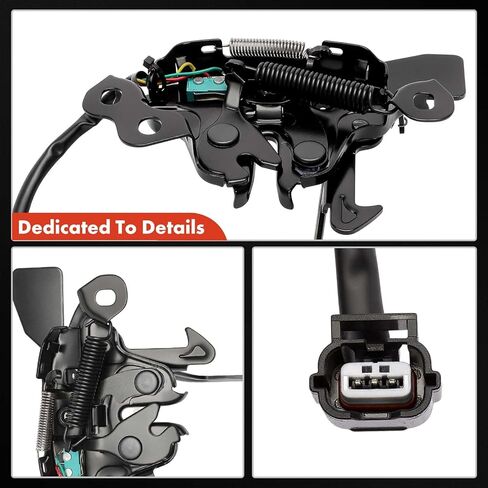A-Premium Front Hood Latch Lock Assembly Compatible with Nissan Vehicles - TITAN 2017-2021, TITAN XD 2019-2022, Front Hood Lock in Saudi Arabia
