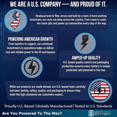 بطارية مايتي ماكس ML-U1-CCAHR بطارية 12 فولت 320CCA لجزازة العشب Kubota T2380 in Kuwait