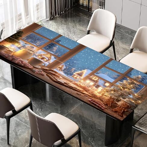ملصق مكتب مقاس 39.37 × 23.62 بوصة جرس أبيض وشريط أحمر بتصميم نباتي غطاء سطح مكتب مزخرف قابل للتقشير واللصق من مادة PVC للمكتب المنزلي ومساحة العمل الحرفية in Kuwait