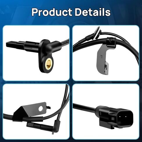 ABS Wheel Speed Sensor, Front Left Right Fits for 2009-2020 Dodge Journey, 2008-2014 Avenger, 2011-2014 Chrysler 200, 2007-2010 Sebring, Driver and Passenger Side ABS Sensors, ALS2408 ALS2410, 2PCS in Saudi Arabia