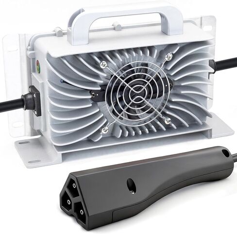 CAPTOK 36 فولت 20AMP ​​عربة جولف شاحن بطارية مقاوم للماء ل 36 فولت نادي السيارات EZGO ياماها عربات الغولف مع المكونات Crowfoot in Kuwait