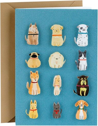 Hallmark Corgi Dog Valentine's Day Card (Love You from the Bottom of My Heart) for Kids, Teens, Spouse, Family Member in Saudi Arabia