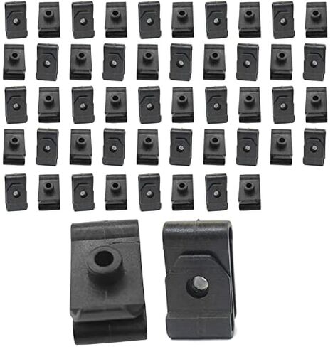 201525-2163A 50x Bumper Fender Retainer Push Clips - Compatible with Toyota, Lexus, Scion - Replaces OEM #: 52161-16010, 52161-02020 in Saudi Arabia