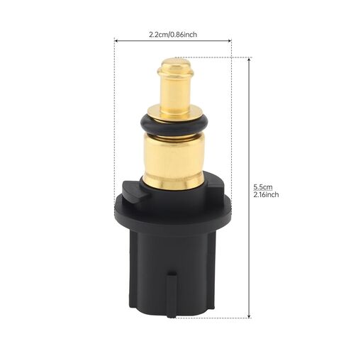 Coolant Temperature Sensor 5033313AA 1712518, 2-Pin Plug and Play Water Temp Sensor Compatible for Dodge Journey 2009-2020, Jeep Compass Patriot 2007-2017, Chrysler 200, Dodge Avenger Caliber in Kuwait