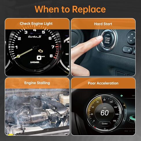 Coolant Temperature Sensor 5033313AA 1712518, 2-Pin Plug and Play Water Temp Sensor Compatible for Dodge Journey 2009-2020, Jeep Compass Patriot 2007-2017, Chrysler 200, Dodge Avenger Caliber in Kuwait