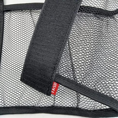 13.8" x 7.9" Trunk Storage Organizer with Magic Sticker,Car Mesh Cargo Net, Auto Elastic Storage Mesh Pouch for Rear Storage Wall Net Organizer for Car in Saudi Arabia