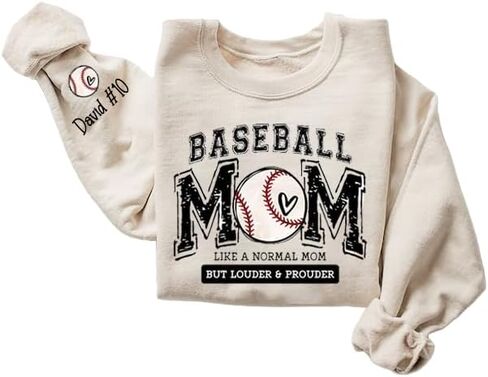 Personalized Baseball Mama Shirt, Baseball mom Shirt, Baseball Shirt Women, Custom mom Shirt with Kids Names in Saudi Arabia