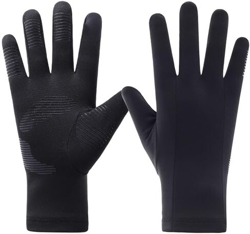 Men's Lightweight Running Gloves Anti-Slip Touch Screen Warm Winter Gloves Liners for Cycling Biking Driving in Saudi Arabia