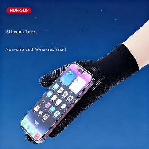 Men's Lightweight Running Gloves Anti-Slip Touch Screen Warm Winter Gloves Liners for Cycling Biking Driving in Saudi Arabia