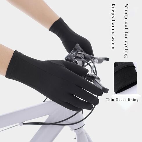 Men's Lightweight Running Gloves Anti-Slip Touch Screen Warm Winter Gloves Liners for Cycling Biking Driving in Saudi Arabia