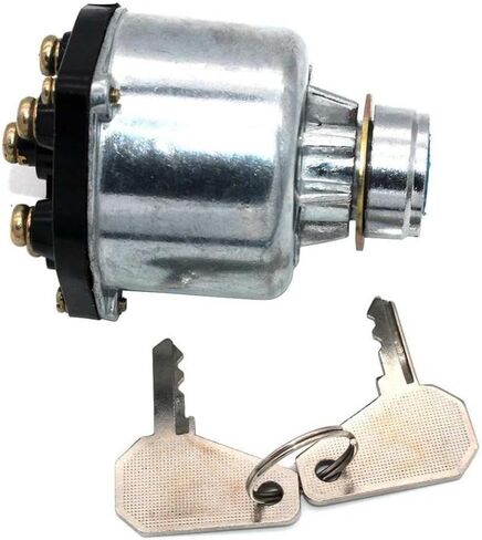 6 Terminal Key Start Ignition Switch with Wire Spade Lucas 9-82710045-0 Includes 2 Compatible with Industrial Gravel 260z in Saudi Arabia