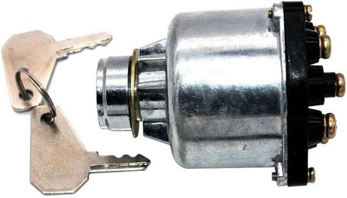 6 Terminal Key Start Ignition Switch with Wire Spade Lucas 9-82710045-0 Includes 2 Compatible with Industrial Gravel 260z in Saudi Arabia