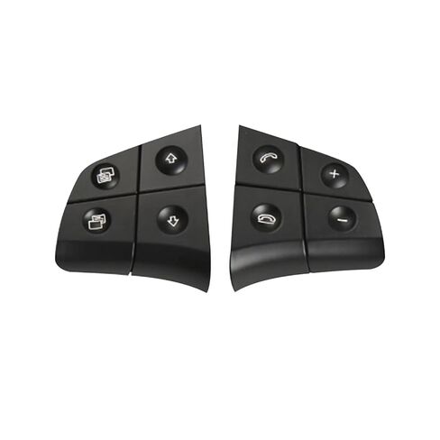 Steering Wheel Mounted Cruise Control Switch Butto Car 4/5 Keys Steering Wheel Control Buttons Switch/Fit for Benz W164 W245 W251 ML GL B R Class Auto Accessories(Black 5 Keys) in Saudi Arabia